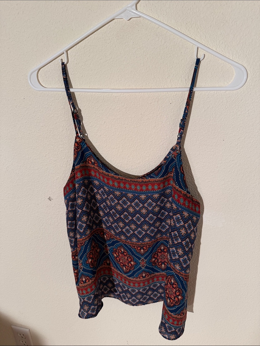 Women’s Forever 21 Boho Print Spaghetti Strap Tank Top